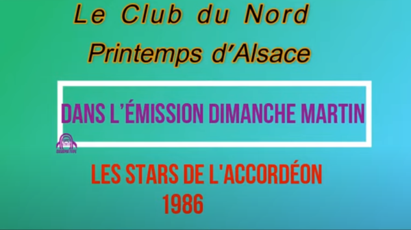Les stars du Nord de l'accordéon - 1986